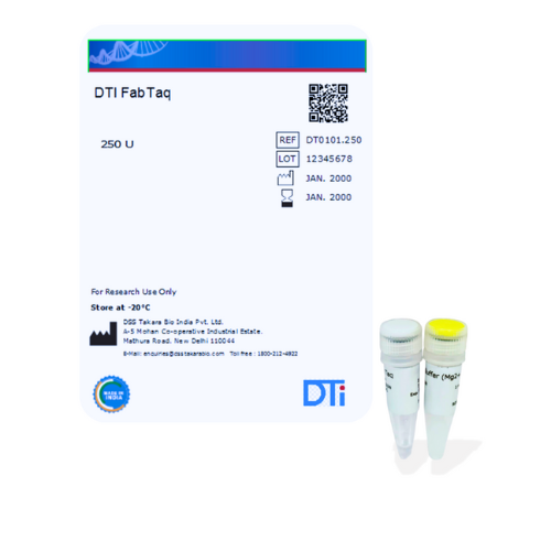 Official DTI FabTaq product packaging